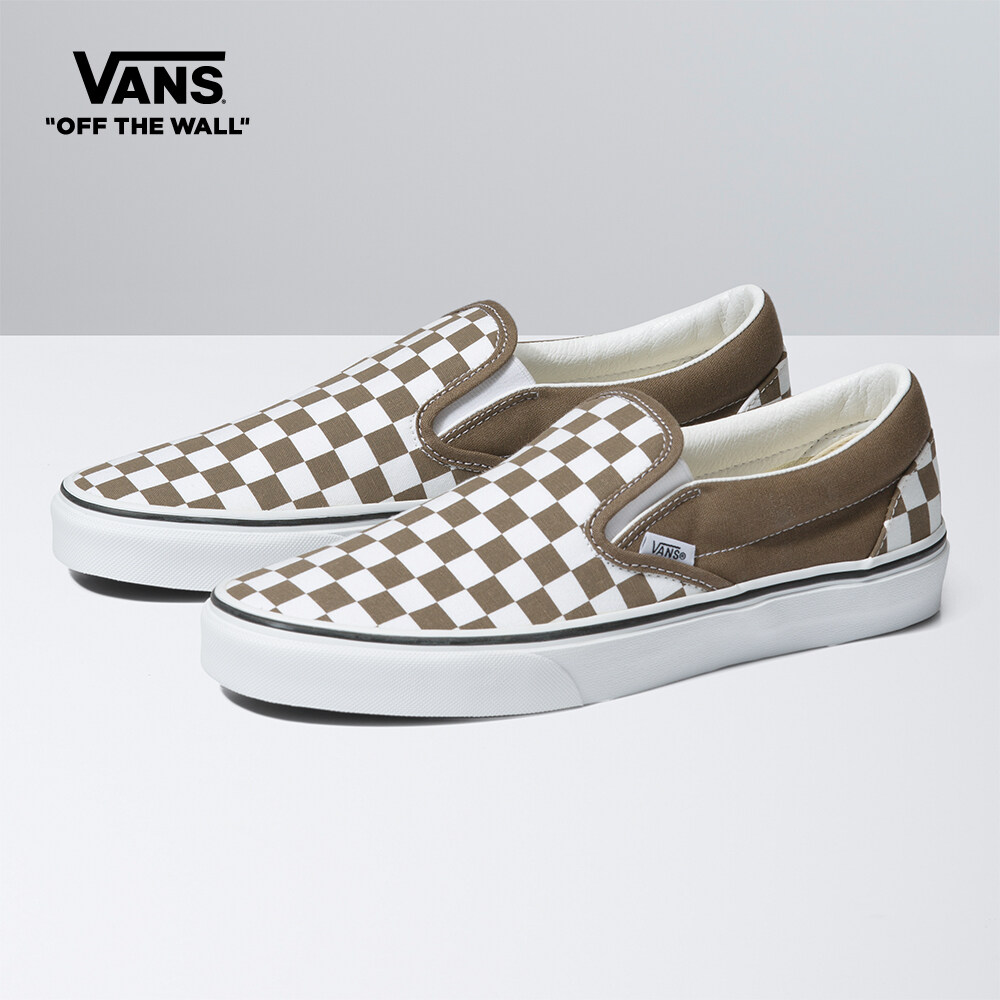 Vans Color Theory Classic Slip-On Sneakers Men (Unisex US Size) BROWN VN0A7Q5D1NU1