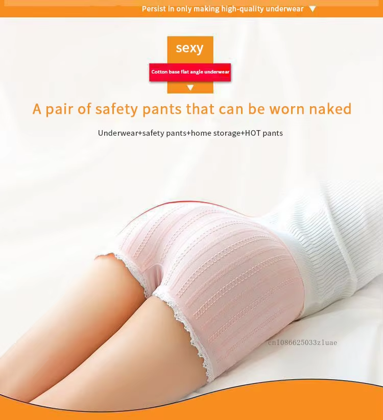 One Size Sexy Lace Seamless Shorts Sexy Short Pants Women Safety Pants for Dress Panties Skirt Shorts Women Breathable Shorts