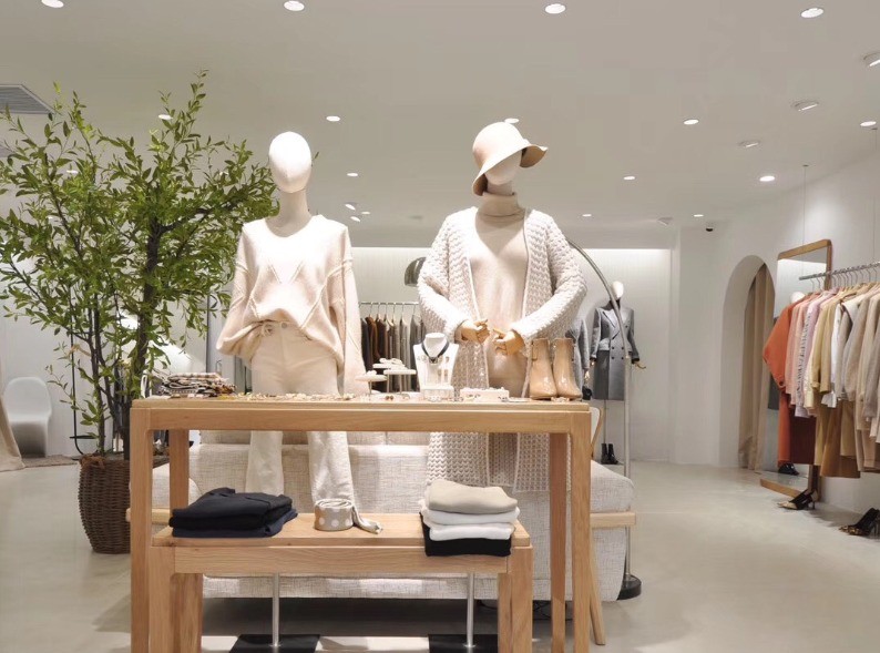 A boutique clothing store